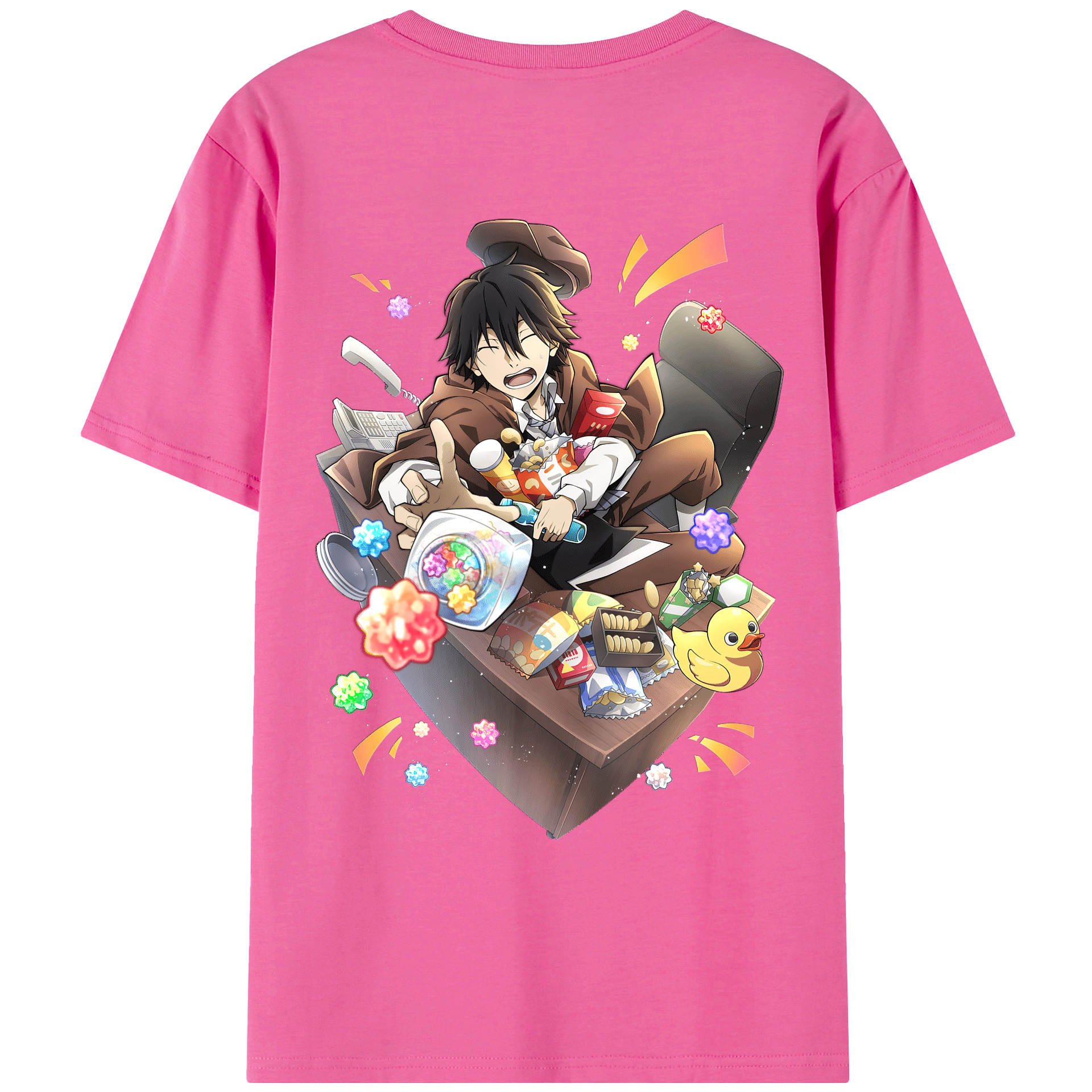 （画像用） 文豪ストレイドッグス Bungo Stray Dogs レディース半袖Tシャツ(バックプリント)